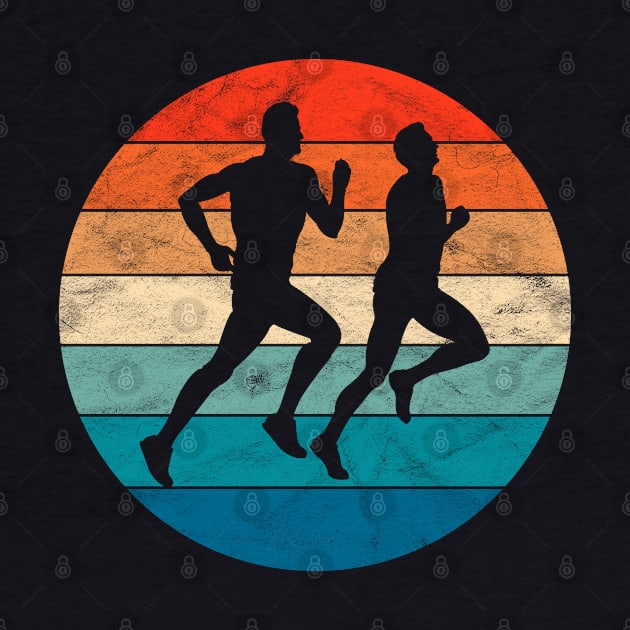 Vintage Athletes Running by ChadPill